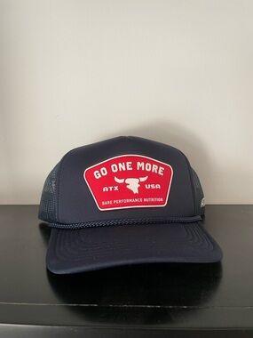 'Go One More' BPN Navy Trucker Hat